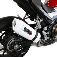 Escape compatível com Honda Cb 500 X 2016-2018, Albus Evo4, Escape legal, homologado, silenciador com db killer removível e tubo de ligação específico 