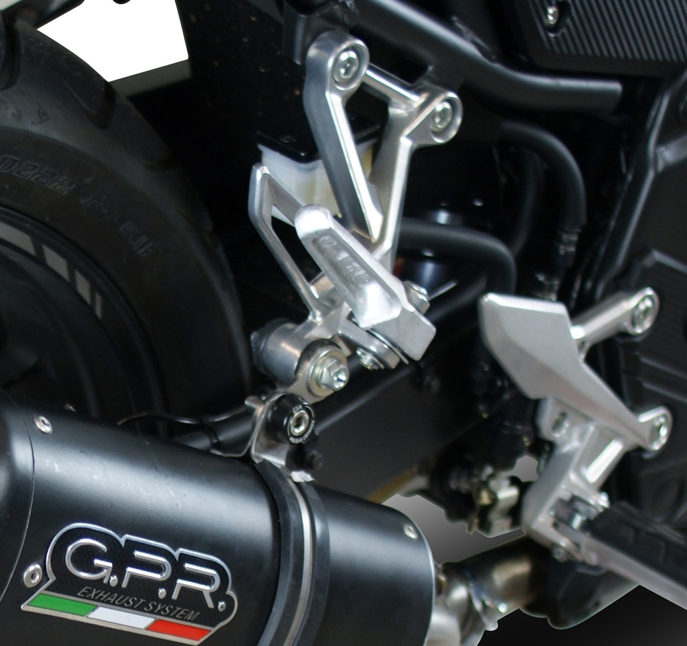 Escape compatível com Honda Cb 500 X 2016-2018, Albus Evo4, Escape legal, homologado, silenciador com db killer removível e tubo de ligação específico 