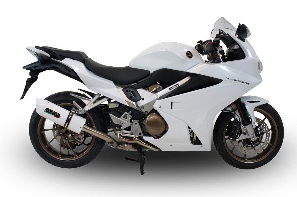 Escape compatível com Honda Vfr 800 F 2017-2020, Albus Evo4, Escape legal, homologado, silenciador com db killer removível e tubo de ligação específico 