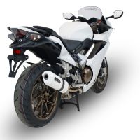 Escape compatível com Honda Vfr 800 F 2017-2020, Albus Evo4, Escape legal, homologado, silenciador com db killer removível e tubo de ligação específico 