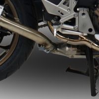 Escape compatível com Honda Vfr 800 F 2017-2020, Albus Evo4, Escape legal, homologado, silenciador com db killer removível e tubo de ligação específico 