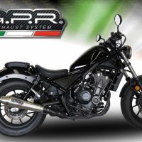 Escape compatível com Honda Cmx 300 Rebel 2021-2023, Ultracone, Escape legal, homologado, silenciador com db killer removível e tubo de ligação específico 