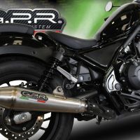 Escape compatível com Honda Cmx 300 Rebel 2021-2023, Ultracone, Escape legal, homologado, silenciador com db killer removível e tubo de ligação específico 
