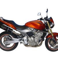 Escape compatível com Honda Hornet Cb 600 F 1998-2002, Furore Nero, Escape legal, homologado, silenciador com db killer removível e tubo de ligação específico 