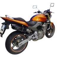 Escape compatível com Honda Hornet Cb 600 F 1998-2002, Furore Nero, Escape legal, homologado, silenciador com db killer removível e tubo de ligação específico 