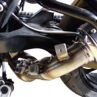Escape compatível com Husqvarna Nuda 900 - Nuda 900 R 2012-2013, Albus Ceramic, Escape legal, homologado, silenciador com db killer removível e tubo de ligação específico 