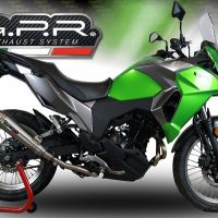GPR escape compatível com  Kawasaki Versys-X 300 2017-2021, Powercone Evo, Escape legal, homologado, silenciador com catalisador, db killer removível e tubo de ligação específico 