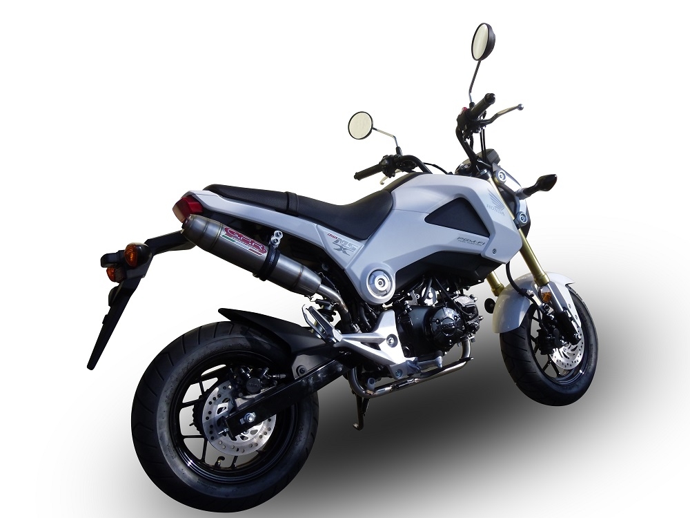 Escape compatível com Honda Msx - Grom 125 2021-2023, Deeptone Inox, Escape Racing, linha completa, fornecido com coletor específico, artigo sem homologação 