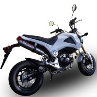 Escape compatível com Honda Msx - Grom 125 2021-2023, Deeptone Inox, Escape Racing, linha completa, fornecido com coletor específico, artigo sem homologação 