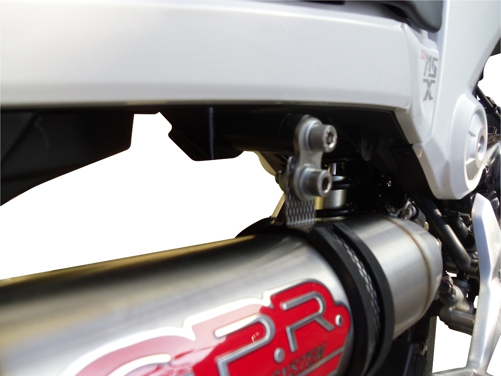 Escape compatível com Honda Msx - Grom 125 2021-2023, Deeptone Inox, Escape Racing, linha completa, fornecido com coletor específico, artigo sem homologação 
