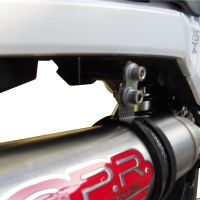 Escape compatível com Honda Msx - Grom 125 2021-2023, Deeptone Inox, Escape Racing, linha completa, fornecido com coletor específico, artigo sem homologação 