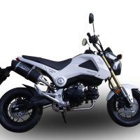 Escape compatível com Honda Msx - Grom 125 2021-2023, Furore Nero, Escape Racing, linha completa, fornecido com coletor específico, artigo sem homologação 