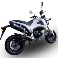 Escape compatível com Honda Msx - Grom 125 2021-2023, Furore Nero, Escape Racing, linha completa, fornecido com coletor específico, artigo sem homologação 