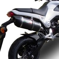 Escape compatível com Honda Msx - Grom 125 2013-2017, Furore Nero, Escape legal, homologado, silenciador com db killer removível e tubo de ligação específico 