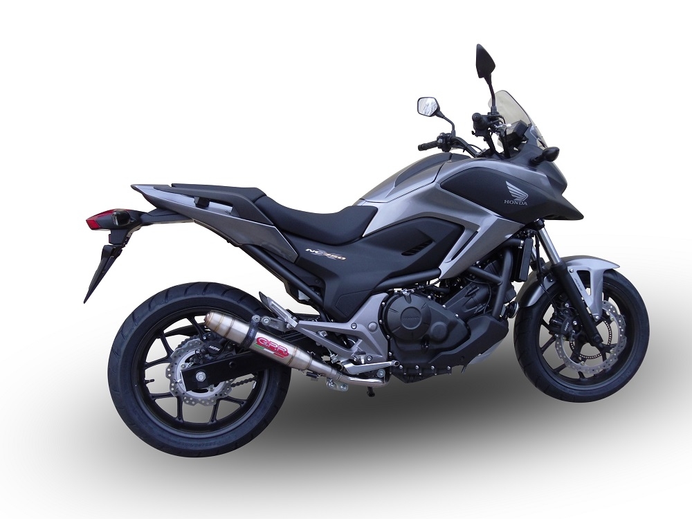 Escape compatível com Honda Nc 750 X - S Dct 2021-2023, Deeptone Inox, Escape legal, homologado, silenciador com db killer removível e tubo de ligação específico 