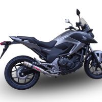 Escape compatível com Honda Nc 750 X - S Dct 2021-2023, Deeptone Inox, Escape legal, homologado, silenciador com db killer removível e tubo de ligação específico 