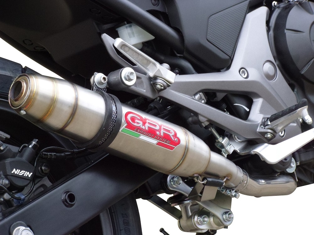 Escape compatível com Honda Nc 750 X - S Dct 2021-2023, Deeptone Inox, Escape legal, homologado, silenciador com db killer removível e tubo de ligação específico 