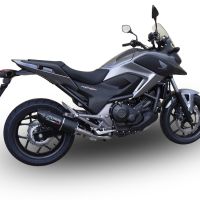 Escape compatível com Honda Nc 700 X - S Dct 2012-2018, Furore Nero, Escape legal, homologado, silenciador com db killer removível e tubo de ligação específico 