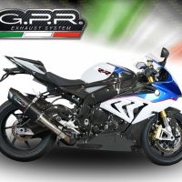 Escape compatível com Bmw S 1000 RR -M 2015-2016, Furore Nero, Escape legal, homologado, silenciador com db killer removível e tubo de ligação específico 