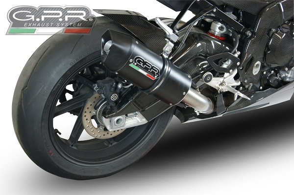 Escape compatível com Bmw S 1000 RR -M 2015-2016, Furore Nero, Escape legal, homologado, silenciador com db killer removível e tubo de ligação específico 