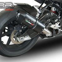 Escape compatível com Bmw S 1000 RR -M 2015-2016, Furore Nero, Escape legal, homologado, silenciador com db killer removível e tubo de ligação específico 