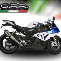 GPR escape compatível com  Bmw S 1000 RR -M  2015-2016, New Grand Prix Evo Titanium, Escape legal, homologado, silenciador com db killer removível e tubo de ligação específico 
