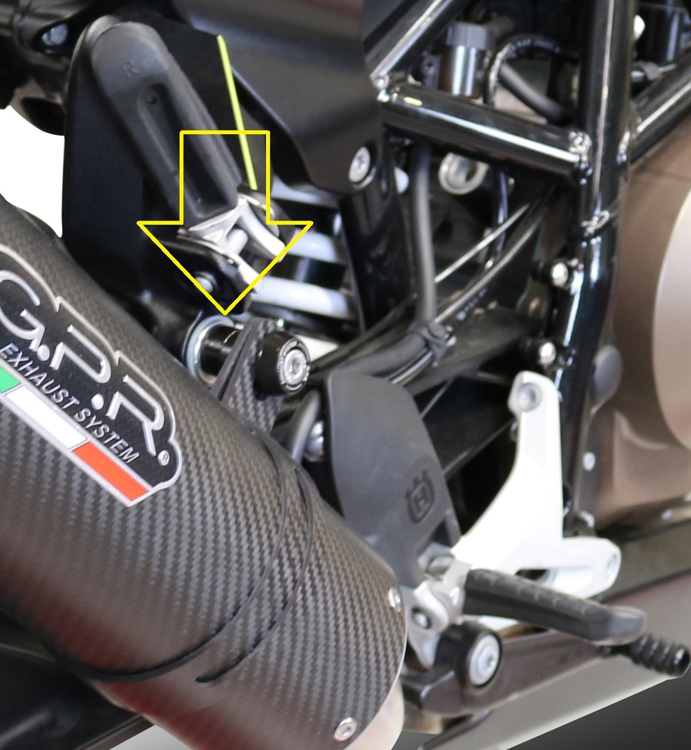 Escape compatível com Husqvarna Svartpilen 701 2018-2020, Albus Evo4, Escape legal, homologado, silenciador com db killer removível e tubo de ligação específico 