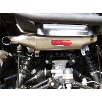 GPR escape compatível com Polaris Sportsman Xp 850 - Xp 850 Forest 2010-2014, Power Bomb, Escape legal, homologado, silenciador com db killer removível e tubo de ligação específico 