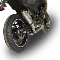 Escape compatível com Kawasaki Z 300 2014-2017, Deeptone Inox, Sistema racing Silencioso com tubo de ligação 
