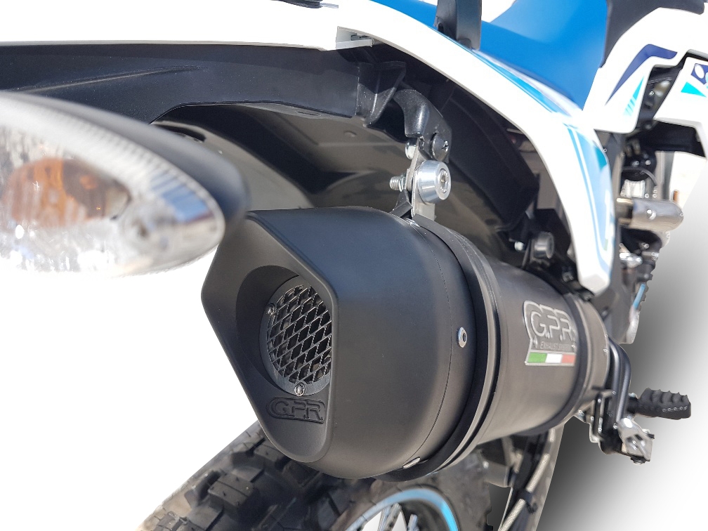 Escape compatível com UM Motorcycles Dsr SM - EX 125 2021-2023, Furore Evo4 Poppy, Sistema homologado, catalisador original será eliminado Silencioso com tubo de ligação 