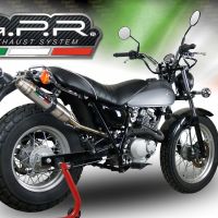 Escape compatível com Suzuki Rv 200 Van Van 2016-2017, Deeptone Inox, Escape legal, homologado, silenciador com db killer removível e tubo de ligação específico 