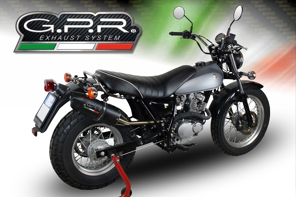 Escape compatível com Suzuki Rv 200 Van Van 2016-2017, Furore Nero, Escape legal, homologado, silenciador com db killer removível e tubo de ligação específico 