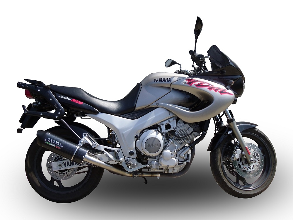 Escape compatível com Yamaha Tdm 850 1991-2001, Furore Nero, Escape legal, homologado, silenciador com db killer removível e tubo de ligação específico 