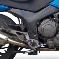 Escape compatível com Yamaha Tdm 850 1991-2001, Trioval, Escape legal, homologado, silenciador com db killer removível e tubo de ligação específico 