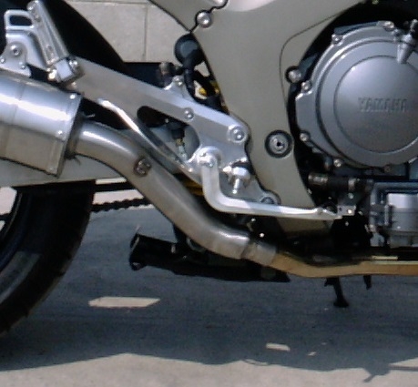 Escape compatível com Yamaha Tdm 900 2002-2014, Satinox , Par de terminais de exaustão aprovados, com db killer removível, catalisadores e tubo de conexão específico 