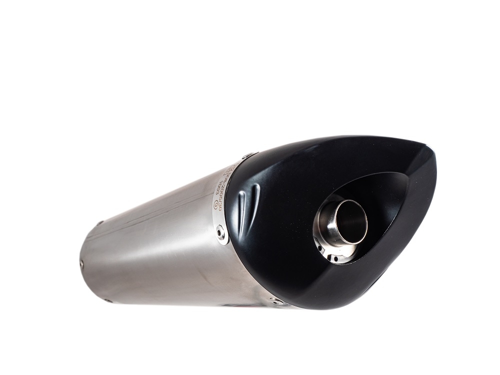 Escape compatível com Benelli Tre K 1130 2006-2016, Tiburon Titanium, Escape legal, homologado, silenciador com db killer removível e tubo de ligação específico 
