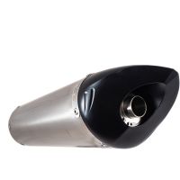 Escape compatível com Benelli Tre K 1130 2006-2016, Tiburon Titanium, Escape legal, homologado, silenciador com db killer removível e tubo de ligação específico 