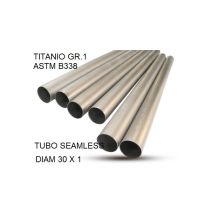 GPR escape compatível com Cafè Racer Cafè Racer -, Tubo titanio seamless D. 30mm X 1mm L.1000mm,  