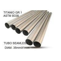 GPR escape compatível com Cafè Racer Cafè Racer -, Tubo titanio seamless D. 35mm X 1mm L.1000mm,  