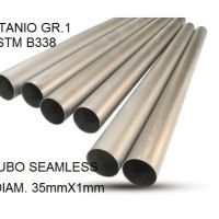 GPR escape compatível com  Cafè Racer Cafè Racer 1-, Tubo titanio seamless D. 35mm X 1mm L.1000mm,   