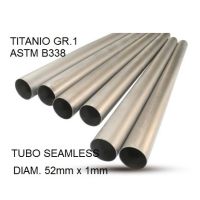 GPR escape compatível com Cafè Racer Cafè Racer -, Tubo titanio seamless D. 52mm X 1mm L.1000mm,  