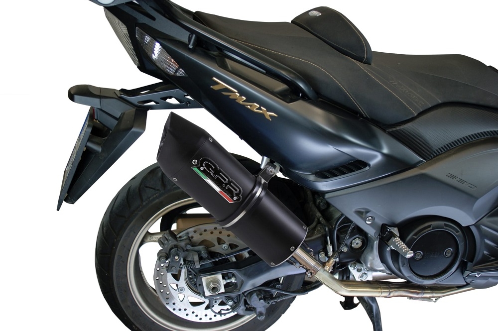 Escape compatível com Yamaha T-Max 530 2012-2016, Furore Nero, Escape completo, não legal para países da UE, com db killer removível 