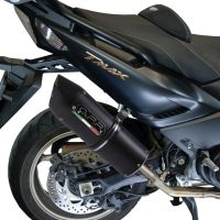 Escape compatível com Yamaha T-Max 530 2012-2016, Furore Nero, Escape completo, não legal para países da UE, com db killer removível 