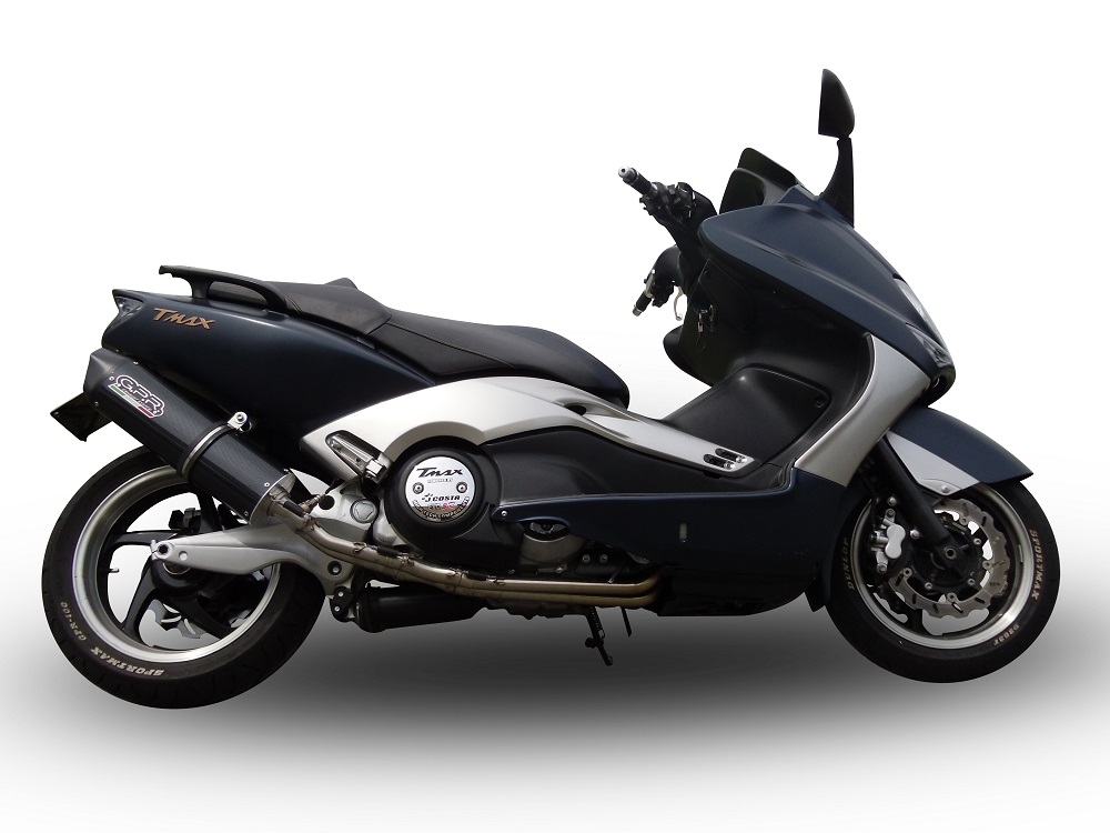 Escape compatível com Yamaha T-Max 530 2012-2016, Furore Nero, Escape completo, não legal para países da UE, com db killer removível 