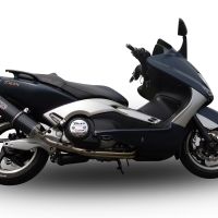 Escape compatível com Yamaha T-Max 530 2012-2016, Furore Nero, Escape completo, não legal para países da UE, com db killer removível 