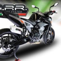 Escape compatível com Ktm Duke 790 2017-2020, Albus Evo4, Escape legal, homologado, silenciador com db killer removível e tubo de ligação específico 