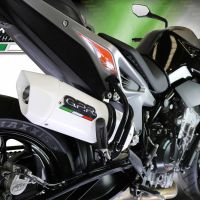 Escape compatível com Ktm Duke 790 2017-2020, Albus Evo4, Escape legal, homologado, silenciador com db killer removível e tubo de ligação específico 