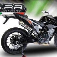 Escape compatível com Ktm Duke 790 2017-2020, Powercone Evo, Escape legal, homologado, silenciador com db killer removível e tubo de ligação específico 