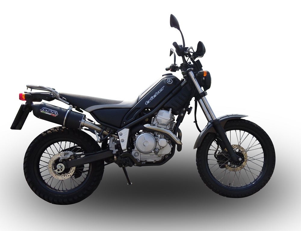Escape compatível com Yamaha Tricker 250 2005-2008, Furore Poppy, Escape legal, homologado, silenciador com db killer removível e tubo de ligação específico 