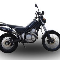 Escape compatível com Yamaha Tricker 250 2005-2008, Furore Poppy, Escape legal, homologado, silenciador com db killer removível e tubo de ligação específico 